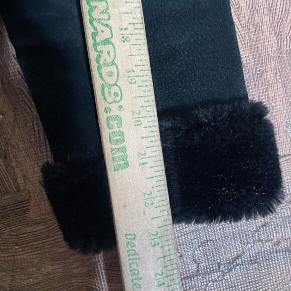 Colebrook Classics Genuine Suede Leather Faux Fur Lined Hooded Jacket Small - Picture 10 of 10